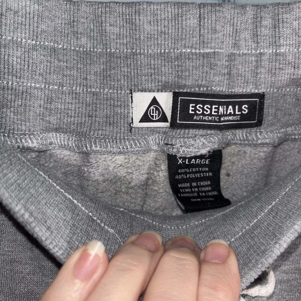 Essentials Gray‎ Men's Sweat Pants Sz XL. Pockets.